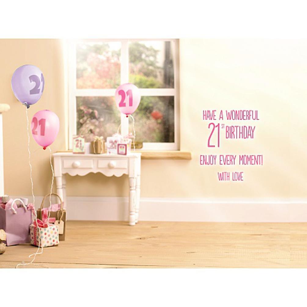 3D Holographic 21st Me to You Bear Birthday Card Extra Image 1